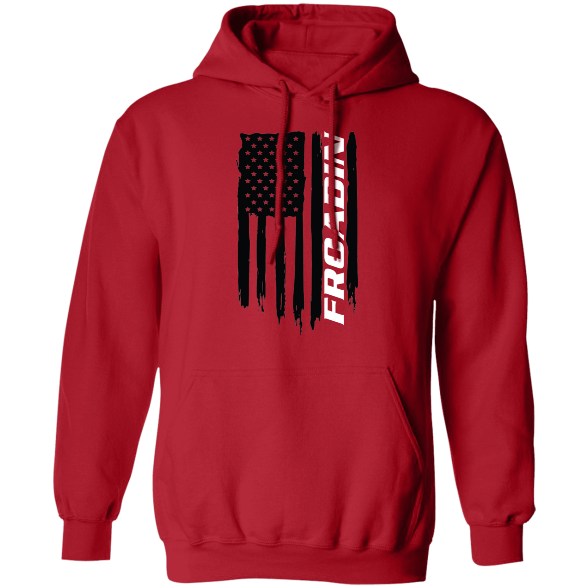 Froadin Off-Road Desert 4x4 American Flag Pullover Hoodie