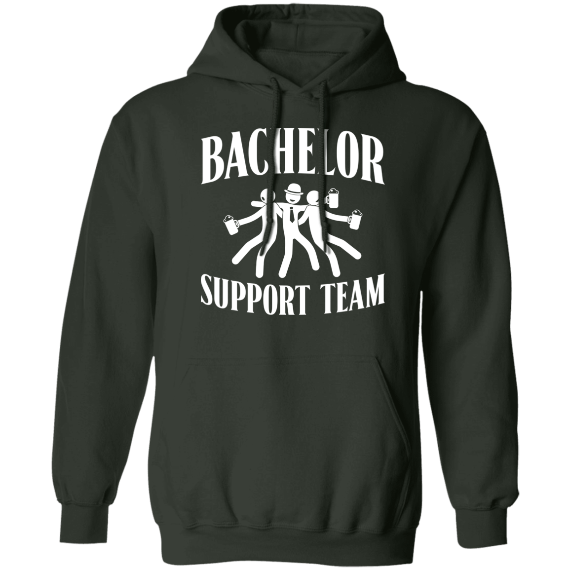 Bachelor Party Funny Support Team Hoodie