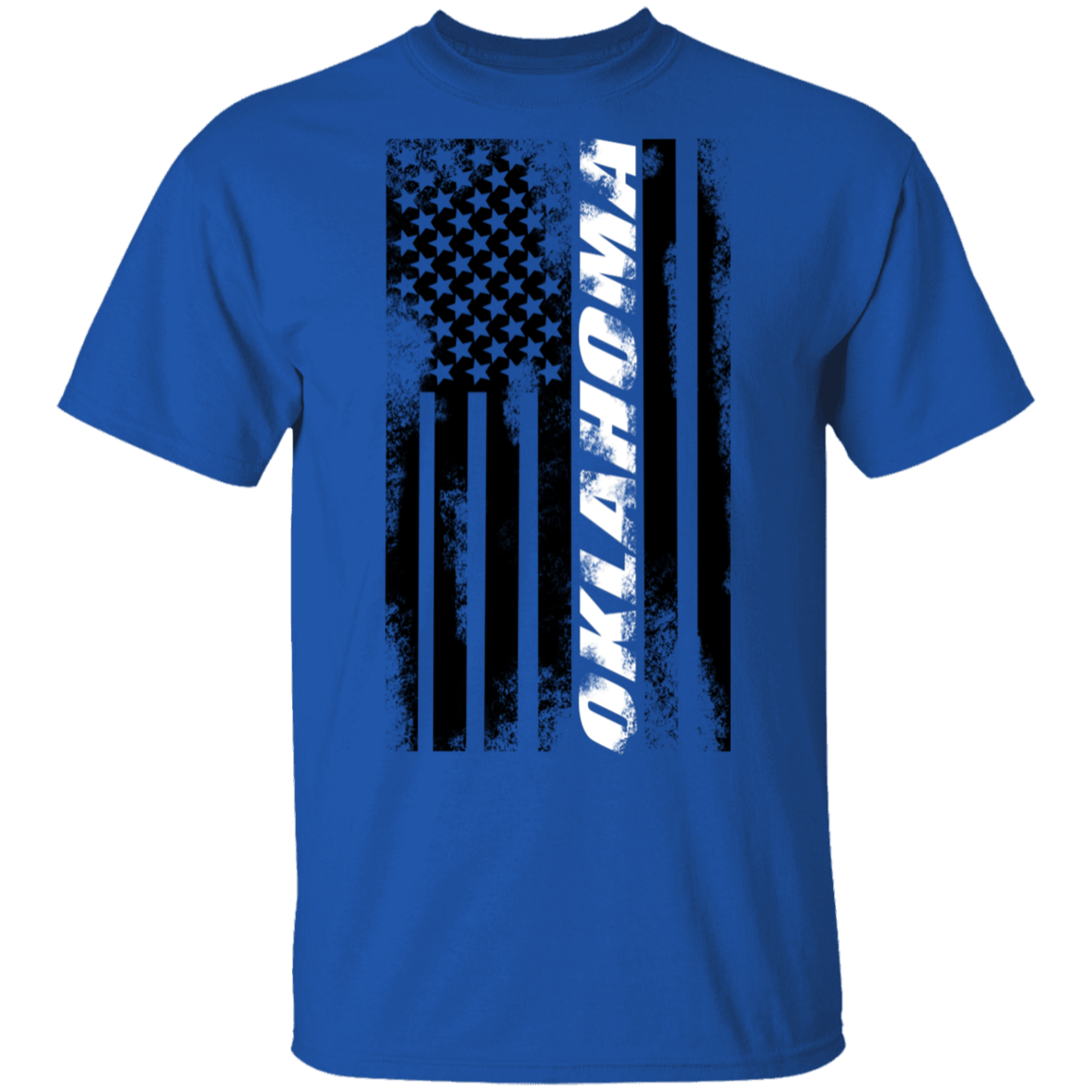 Oklahoma American Flag T-Shirt