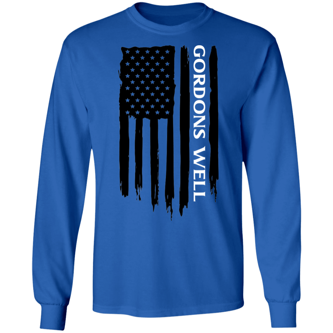 Gordon Well American Flag Long Sleeve T-Shirt