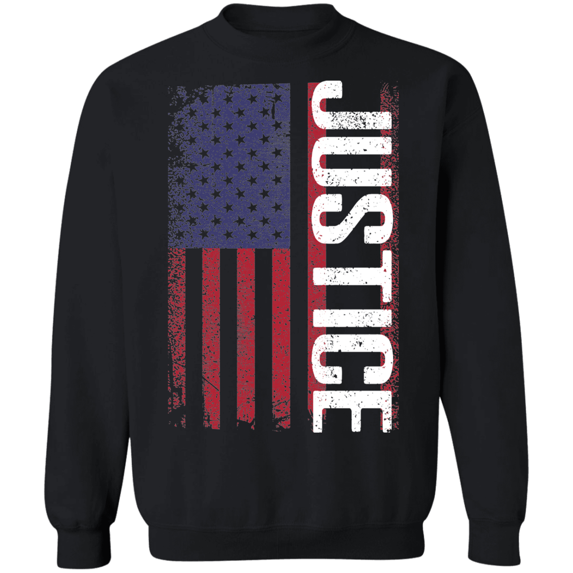 Justice American Flag Crewneck Sweatshirt