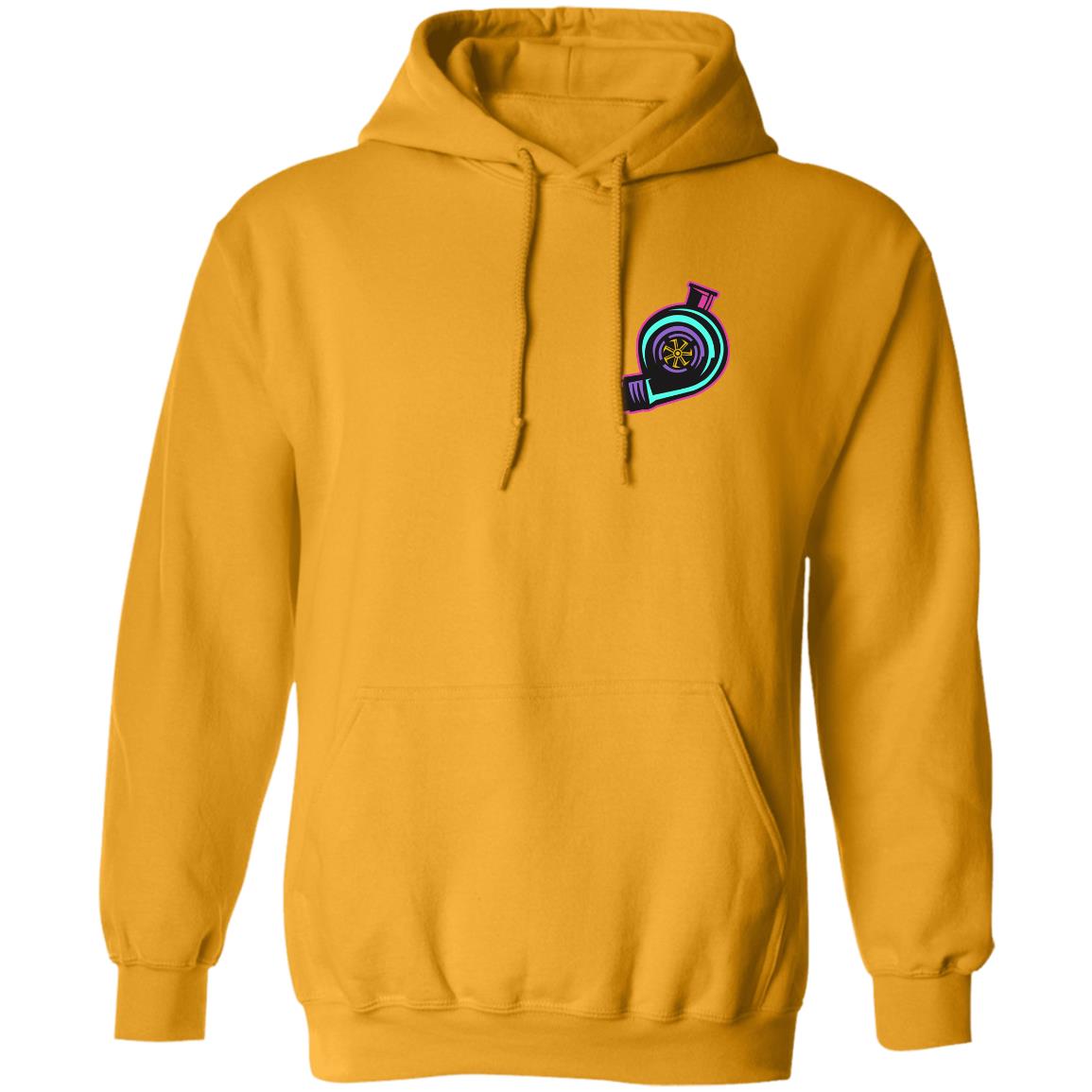 Retro 80's 90's Turbo Boosted Pullover Hoodie