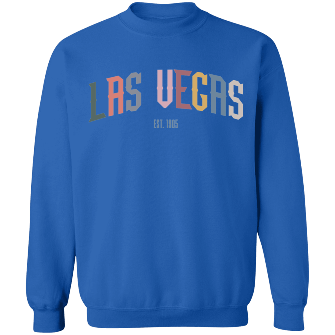 Las Vegas EST 1905 Gambling Crewneck Sweatshirt