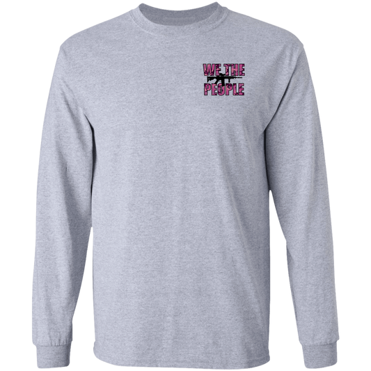 We the People United We Stand Double Sided Long Sleeve T-Shirt