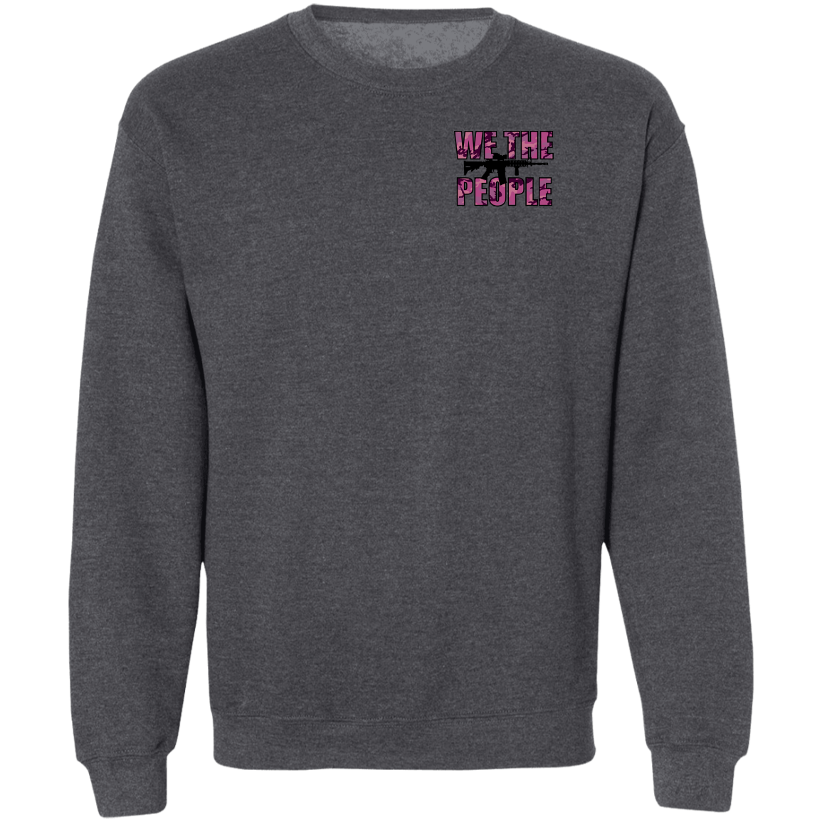 We the People United We Stand Double Sided Crewneck Sweatshirt