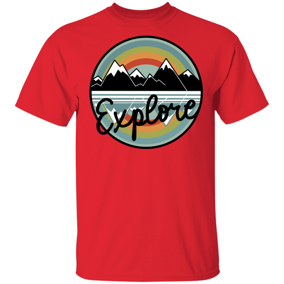 Explore Mountains Nature Camping T-Shirt