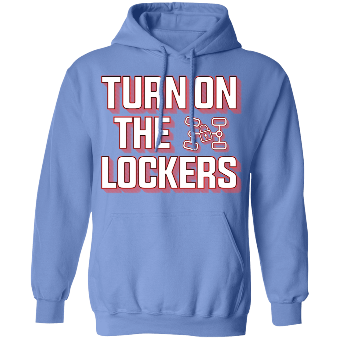 Turn On The Lockers 4x4 Off-Road  Overland Hoodie