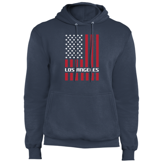Los Angeles American Flag USA Premium Pullover Hoodie
