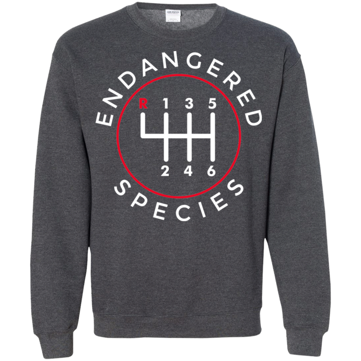 Endangered Species Manual Shift Stick Crewneck Sweatshirt