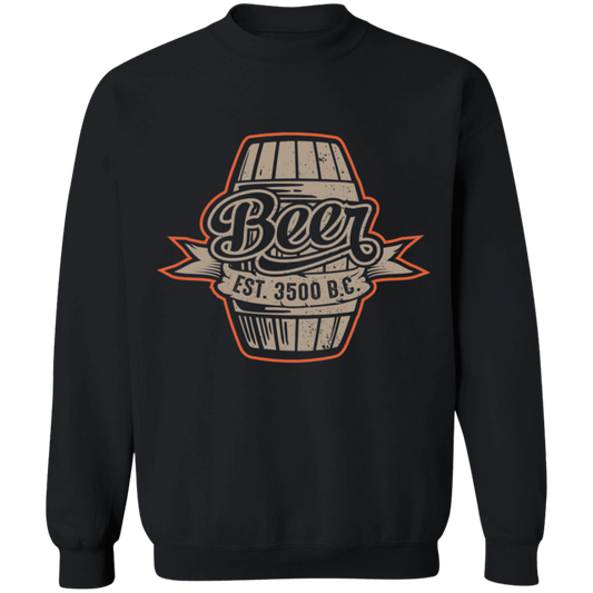 Beer Est. 3500 B.C. Crewneck Sweatshirt