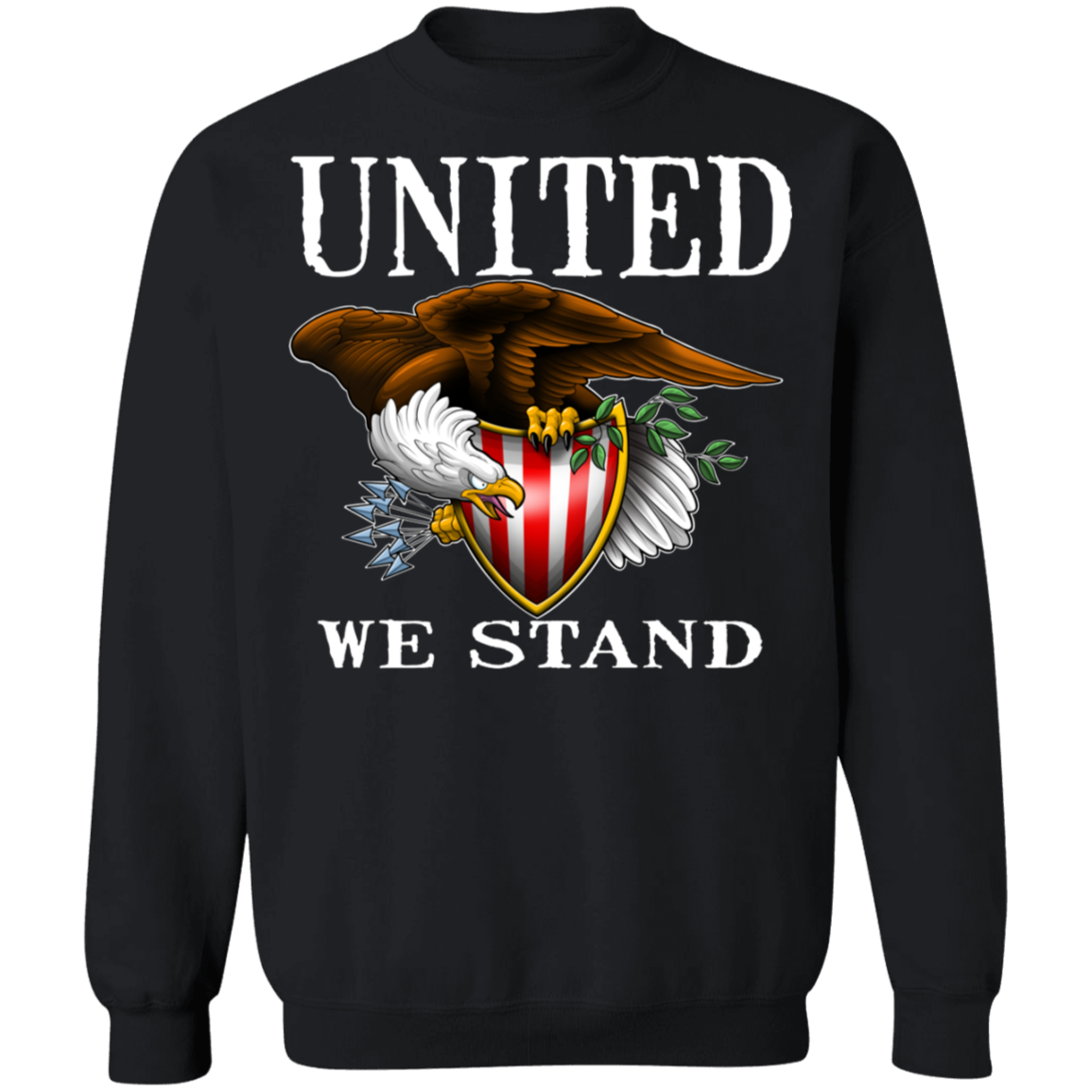 United We Stand Bald Eagle Crewneck Sweatshirt