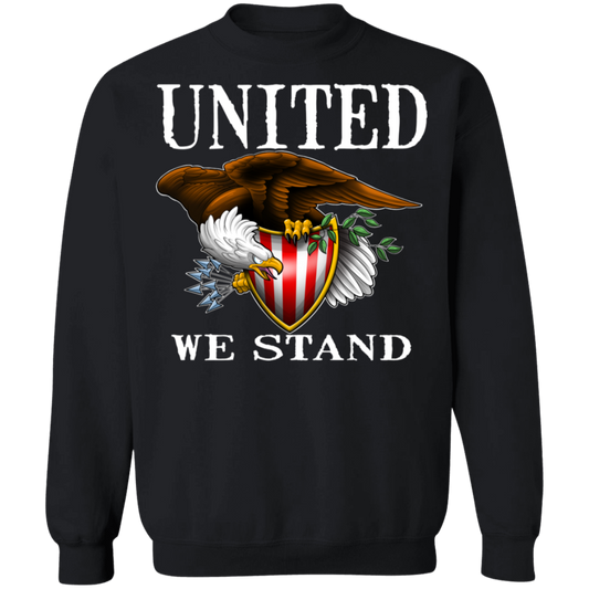 United We Stand Bald Eagle Crewneck Sweatshirt