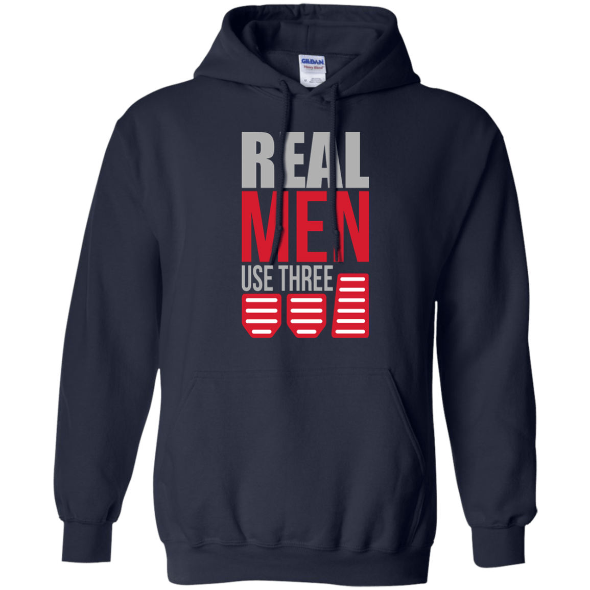 3 Pedals Pullover Hoodie 8 oz