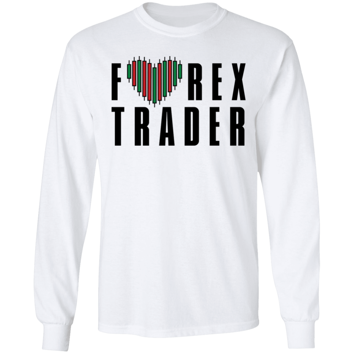 Forex Trader Technical Analysis Long Sleeve T-Shirt