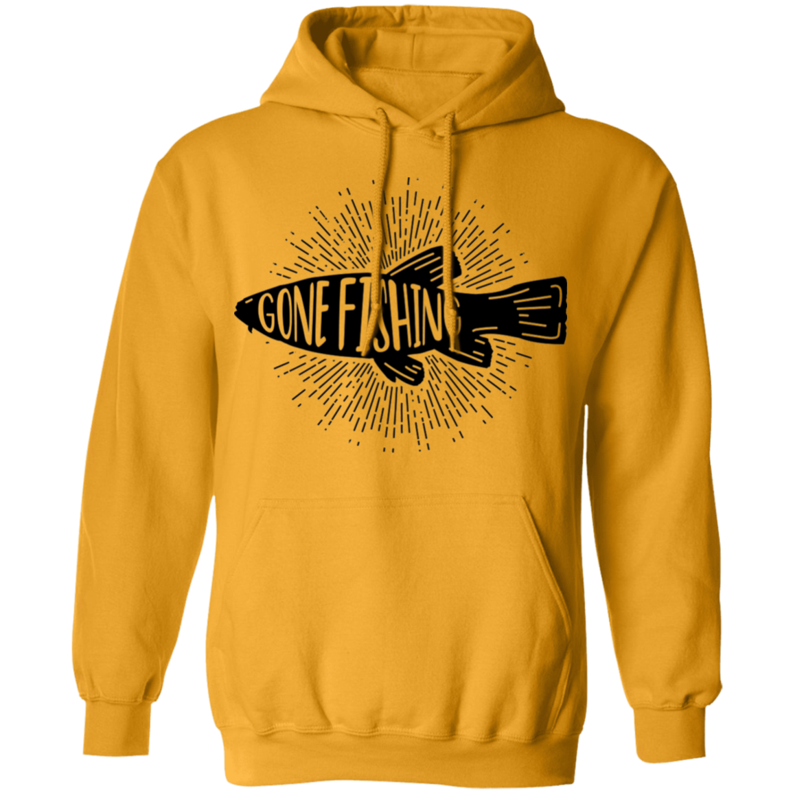 Gone Fishing Pullover Hoodie