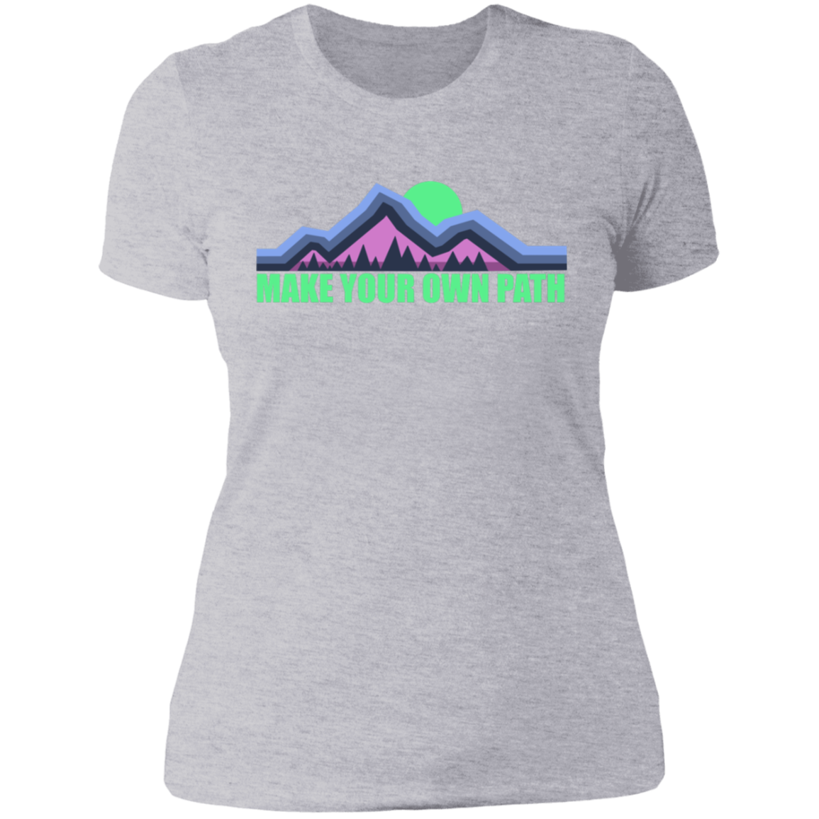 Women's Make Your Own Path Hiking Camping Nature T-Shirt