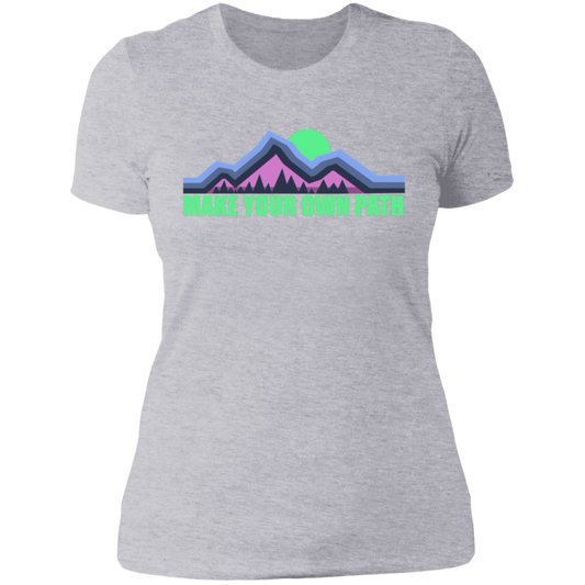 Women's Make Your Own Path Hiking Camping Nature T-Shirt