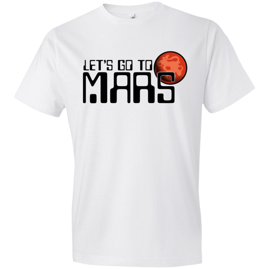 Youth Space Lets Go to Mars Lightweight T-Shirt