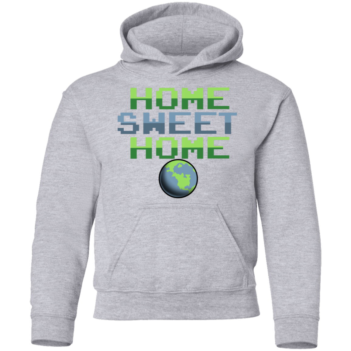 Youth Space Planet Earth Home Sweet Pullover Hoodie