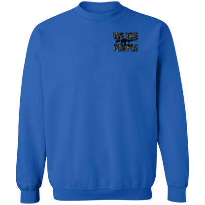We the People Don't Tread on Me Gadsden Flag Double Sided Crewneck Sweatshirt