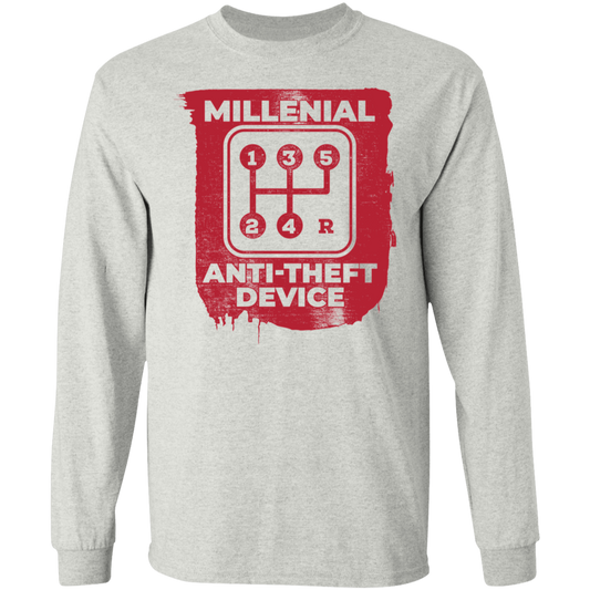 Millennial Anti-Theft Device Long Sleeve T-Shirt