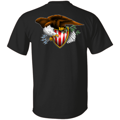 Patriot American Bald Eagle Double Sided T-Shirt