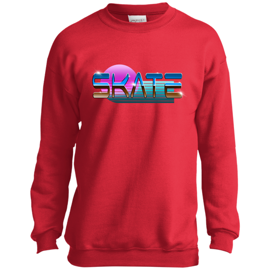 Skate Skateboarding Skateboarder Youth Crewneck Sweatshirt