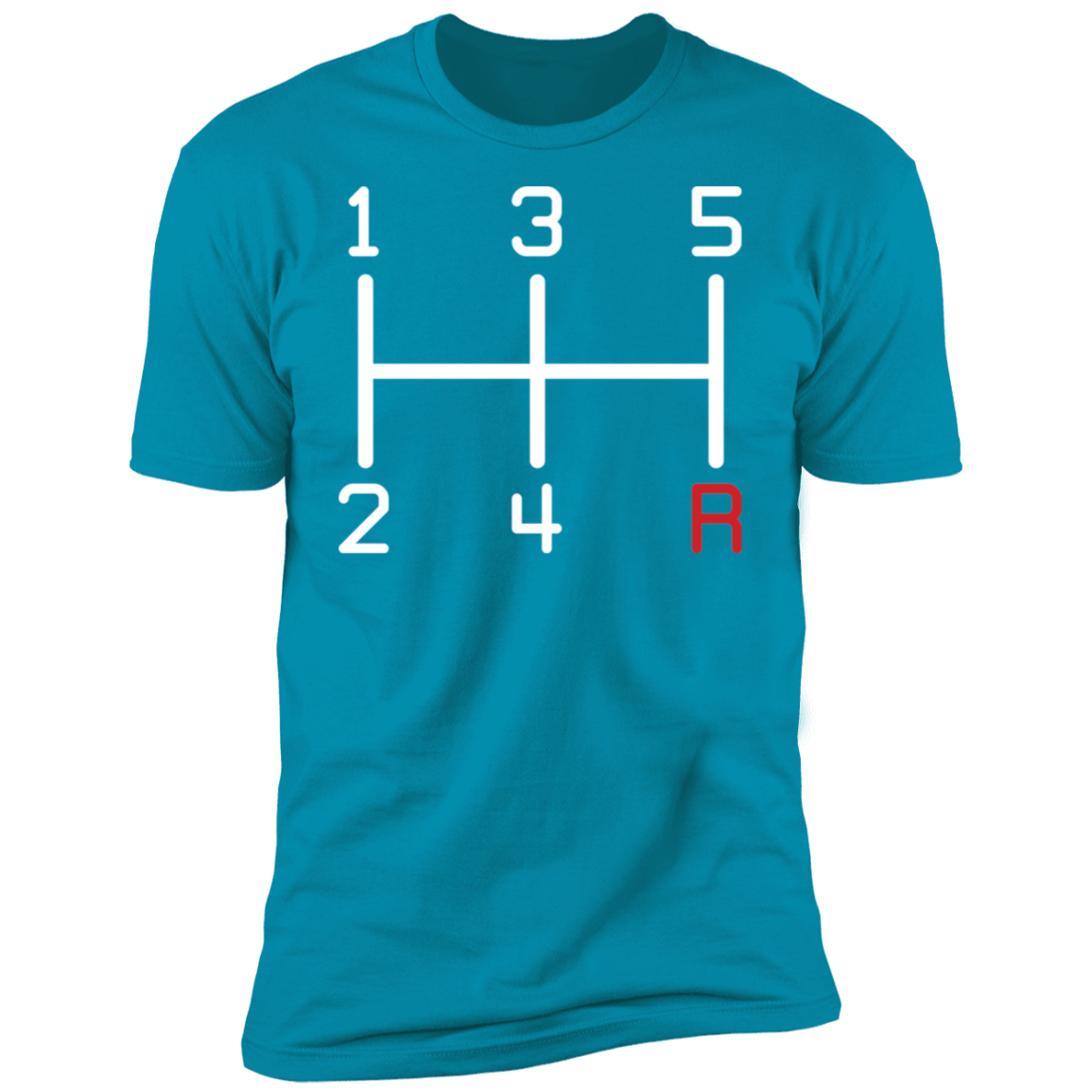 5-Speed Manual Stick Shift Premium Short Sleeve T-Shirt