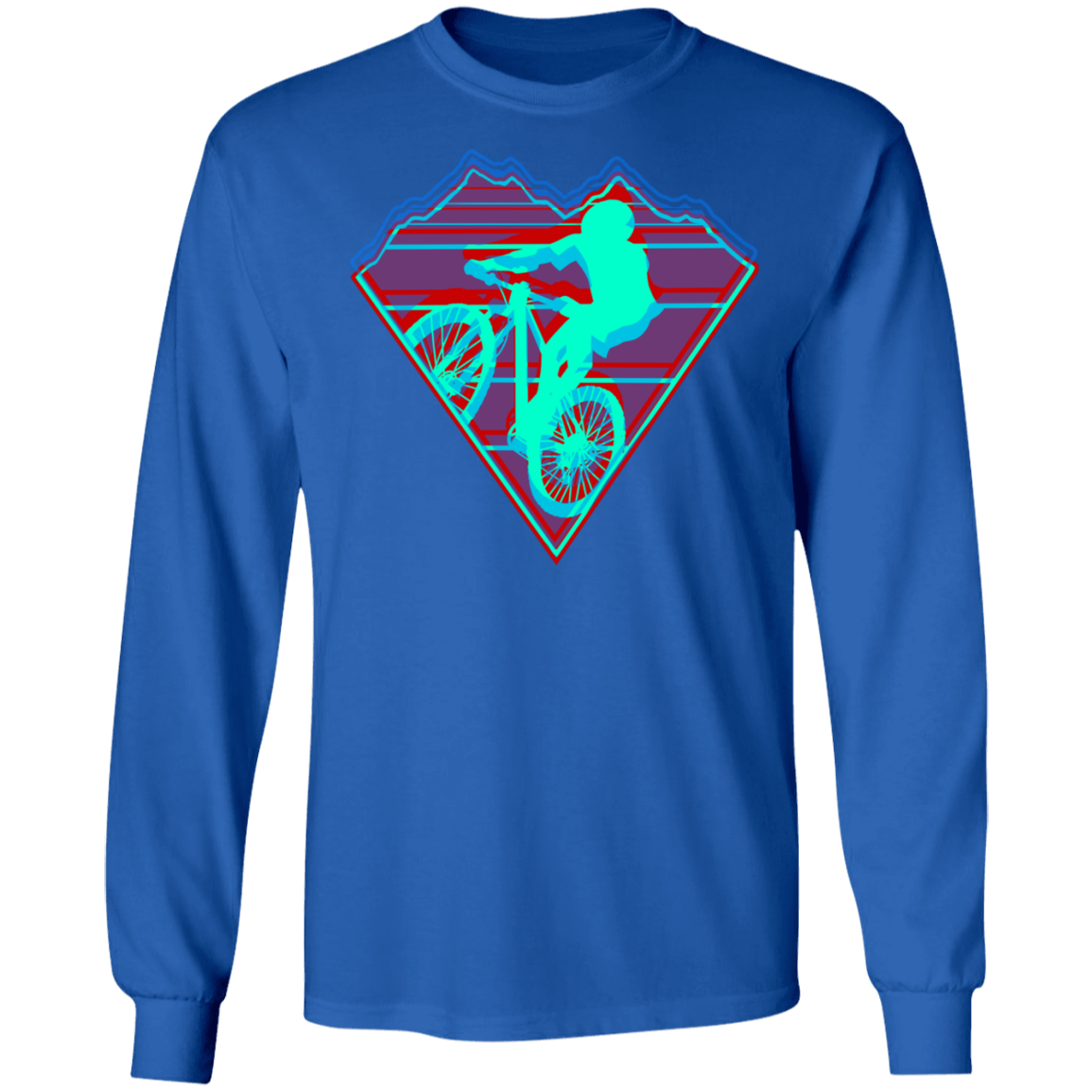 Mountain Bike Biking Long Sleeve T-Shirt