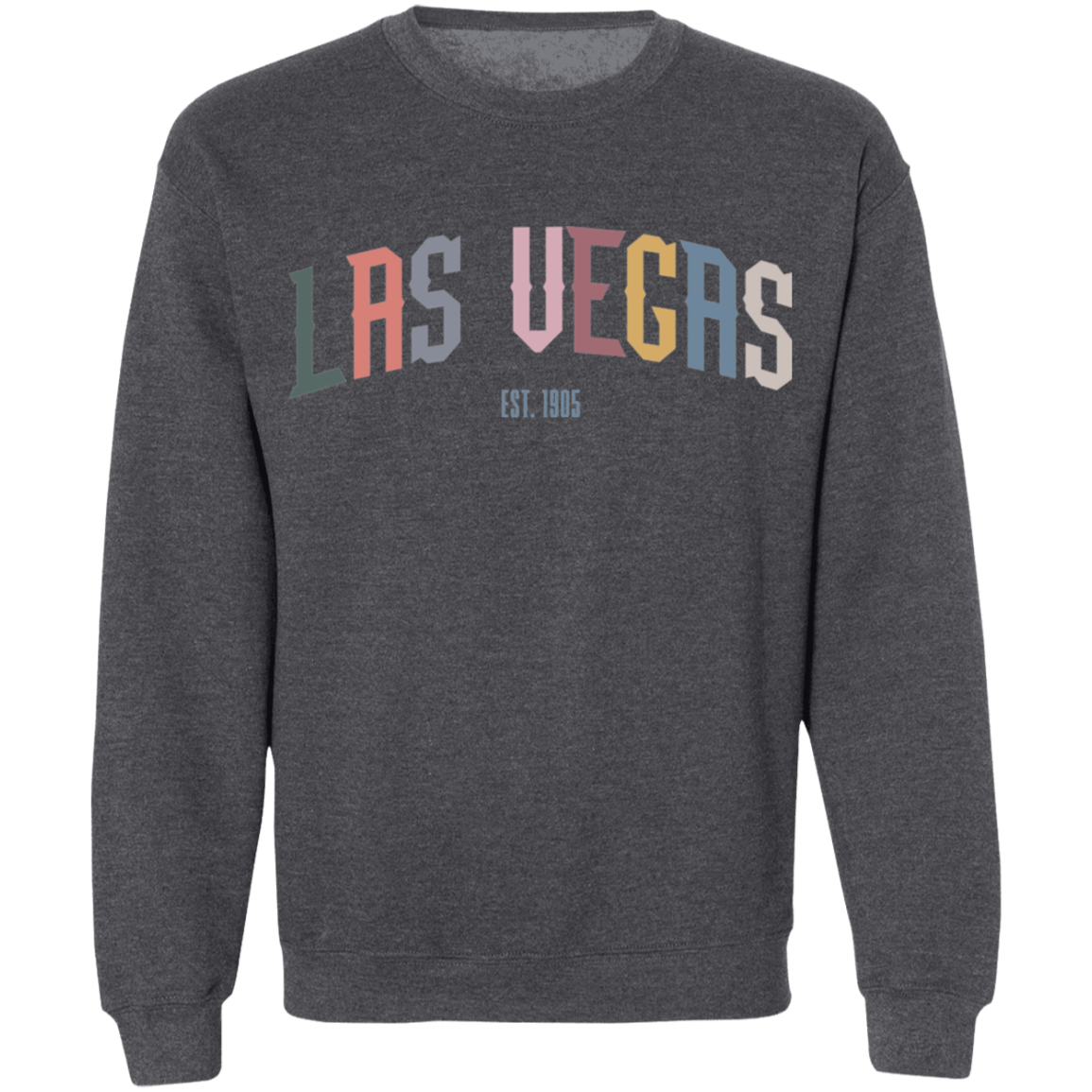 Las Vegas EST 1905 Gambling Crewneck Sweatshirt