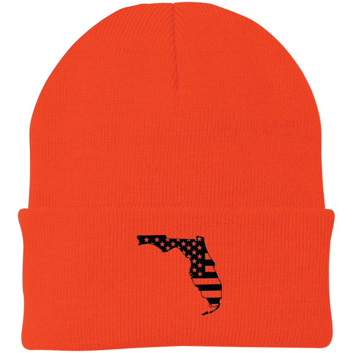 Florida FL State American Flag Beanie Cap
