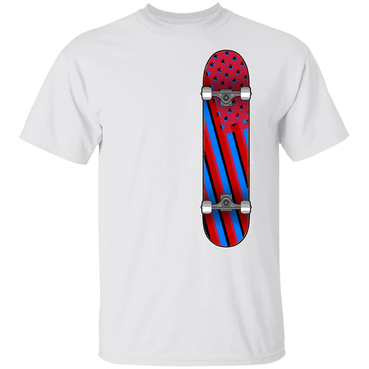 American Flag Skateboard Skateboarding Youth T-Shirt