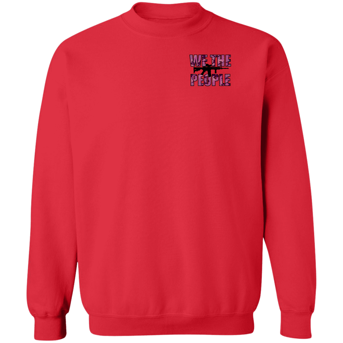We the People United We Stand Double Sided Crewneck Sweatshirt