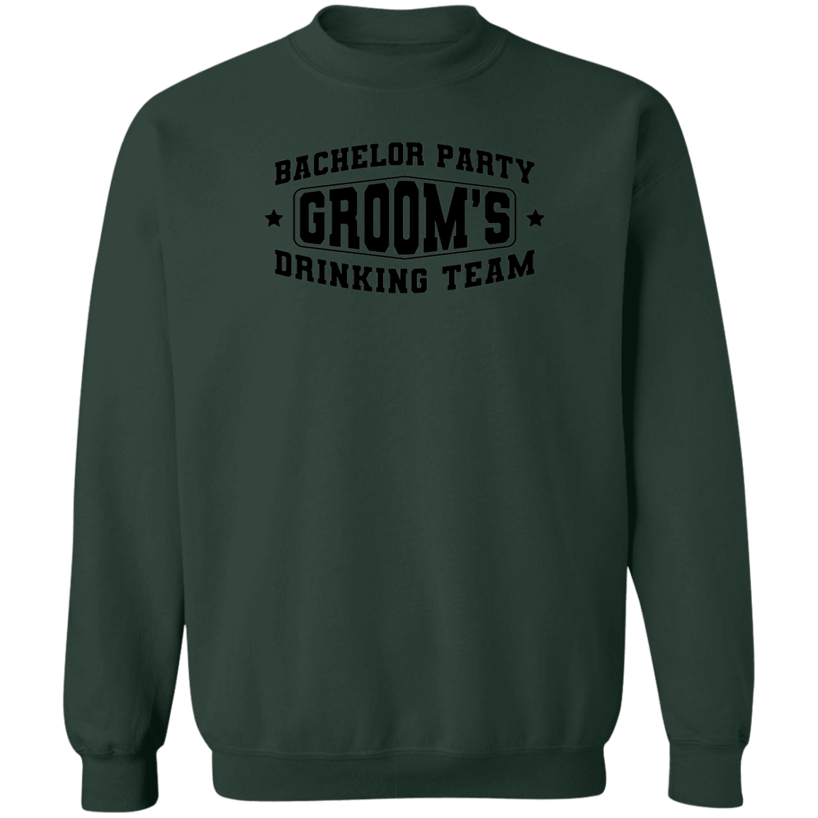 Bachelor Party Groom’s Drinking Team Funny Crewneck Sweatshirt