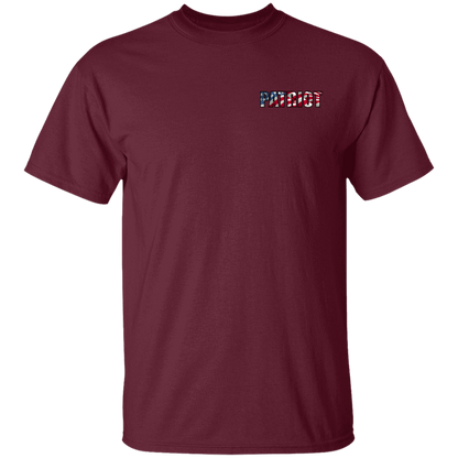 Patriot American Bald Eagle Double Sided T-Shirt