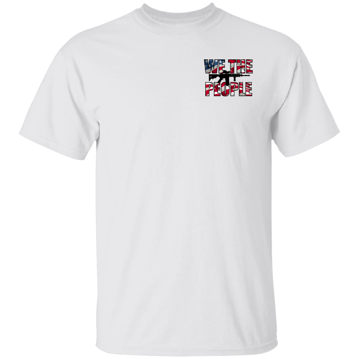 We the People American Bald Eagle 1776 Double Sided T-Shirt