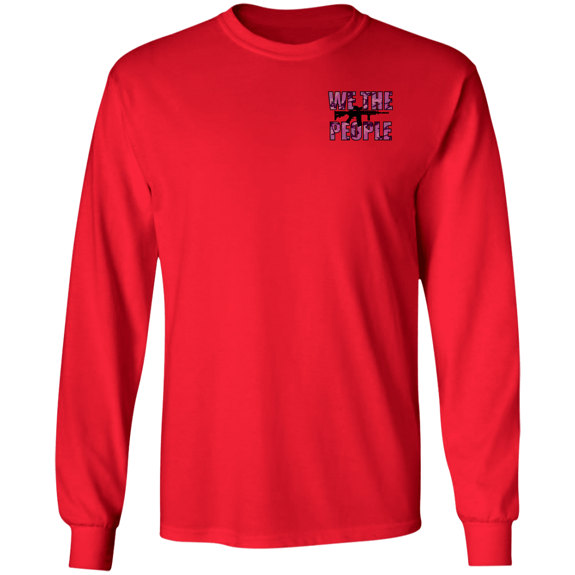 We the People United We Stand Double Sided Long Sleeve T-Shirt
