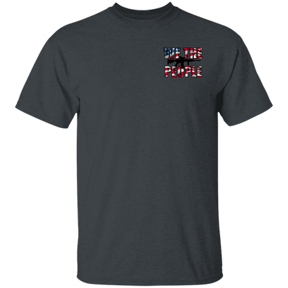 We the People American Bald Eagle 1776 Double Sided T-Shirt