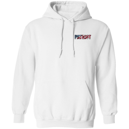 Patriot American Bald Eagle Double Sided Pullover Hoodie