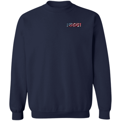 Patriot 1776 American Bald Eagle Double Sided Crewneck Sweatshirt