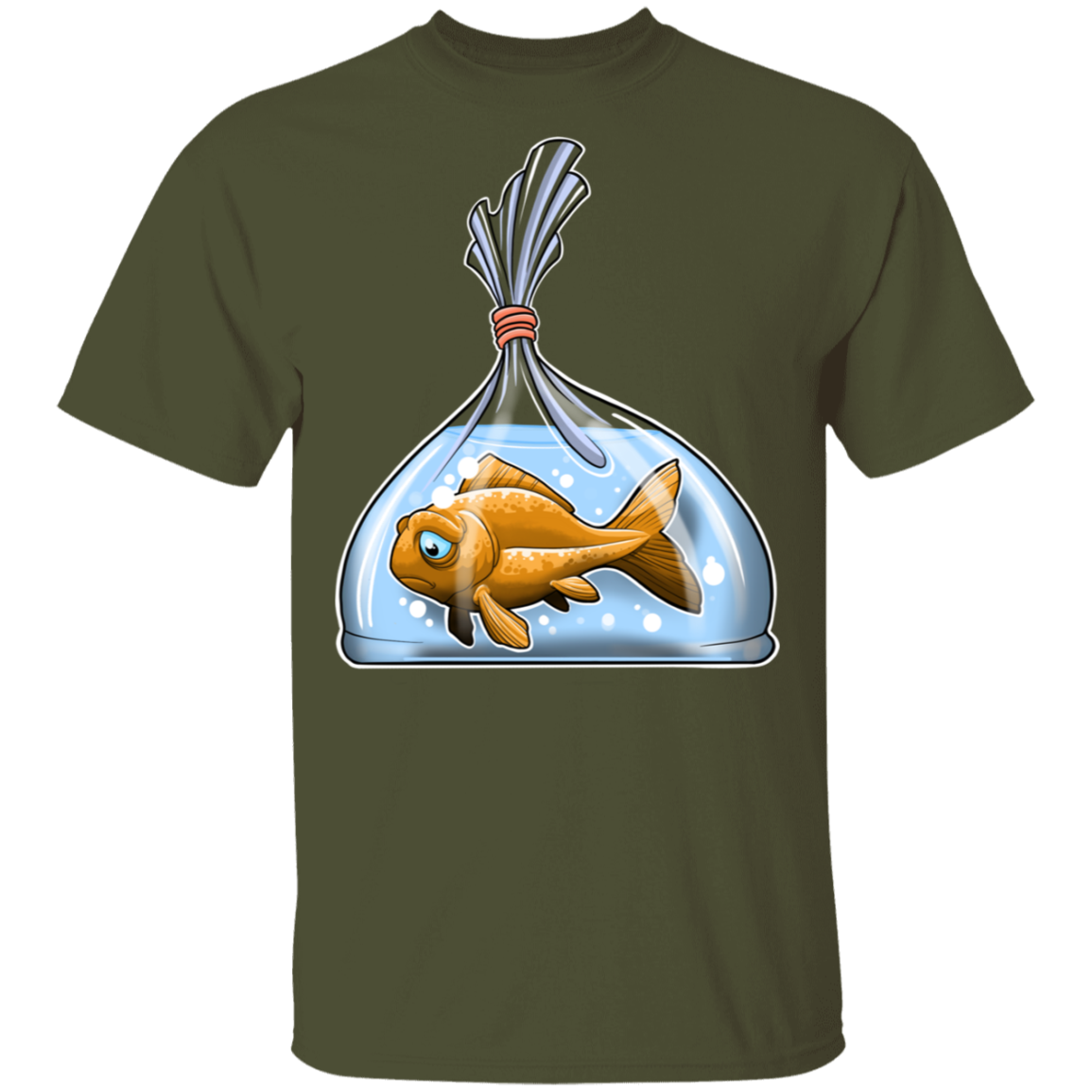 Sad Goldfish in a Bag T-Shirt