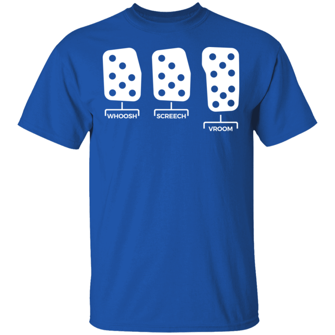 Whoosh Screech Vroom Boosted Manual Stick Shift T-Shirt