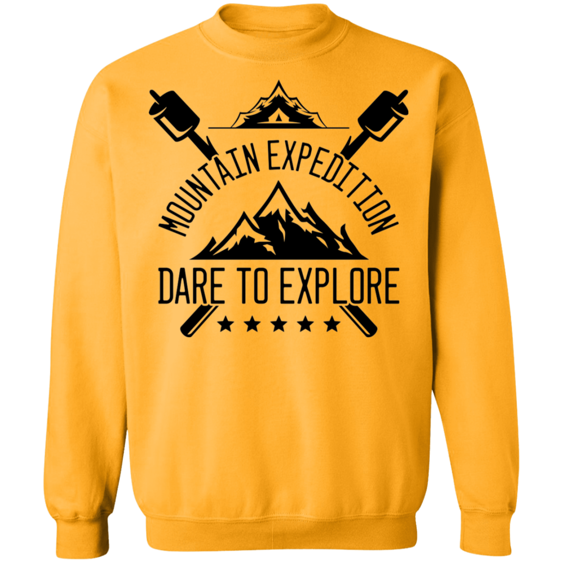Mountain Expedition Dare to Explore Camping Crewneck Sweatshirt