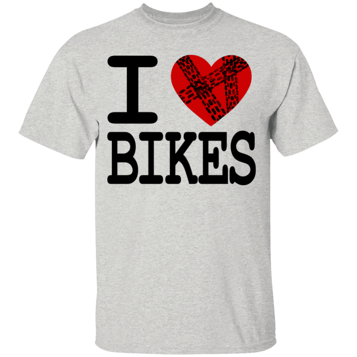 I Love Bikes Biking Youth T-Shirt