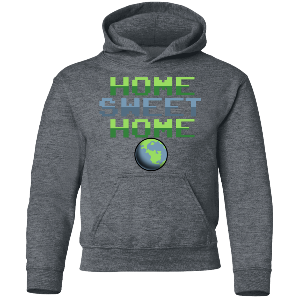 Youth Space Planet Earth Home Sweet Pullover Hoodie