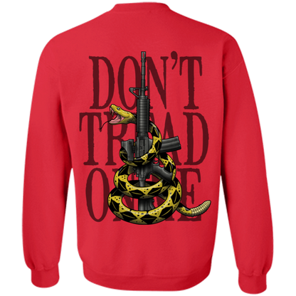 We the People Don't Tread on Me Gadsden Flag Double Sided Crewneck Sweatshirt