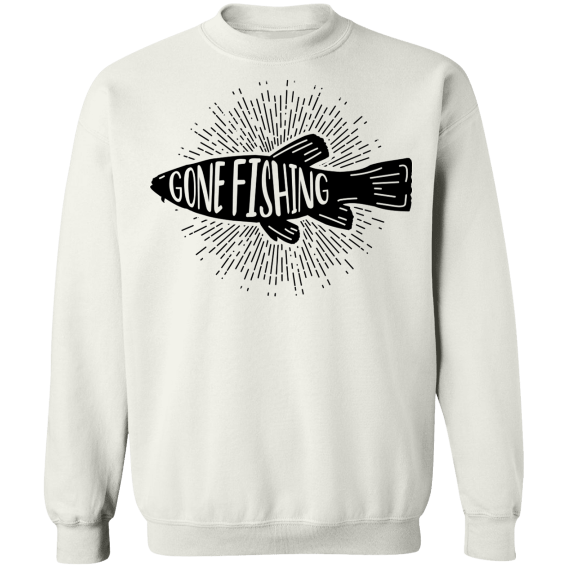 Gone Fishing Crewneck Sweatshirt