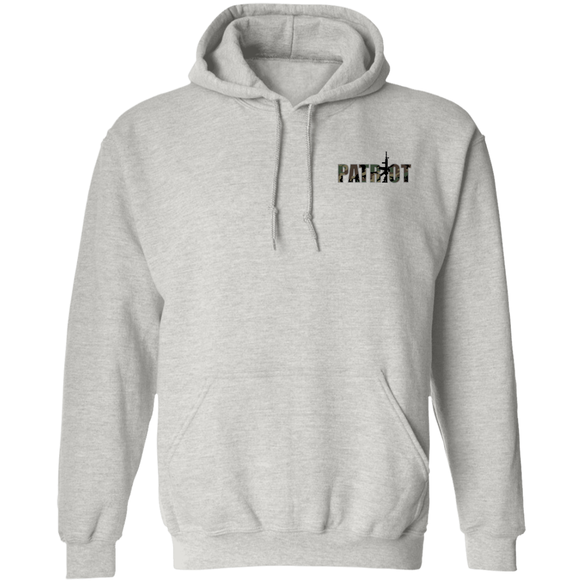 Patriot Don't Tread on Me Gadsden Flag Double Sided Pullover Hoodie
