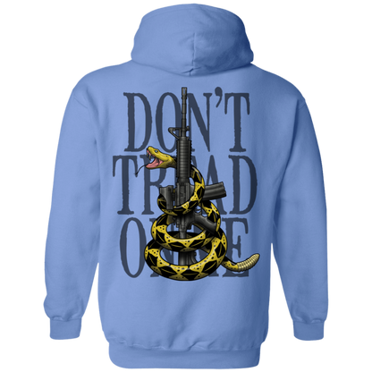 Patriot Don't Tread on Me Gadsden Flag Double Sided Pullover Hoodie