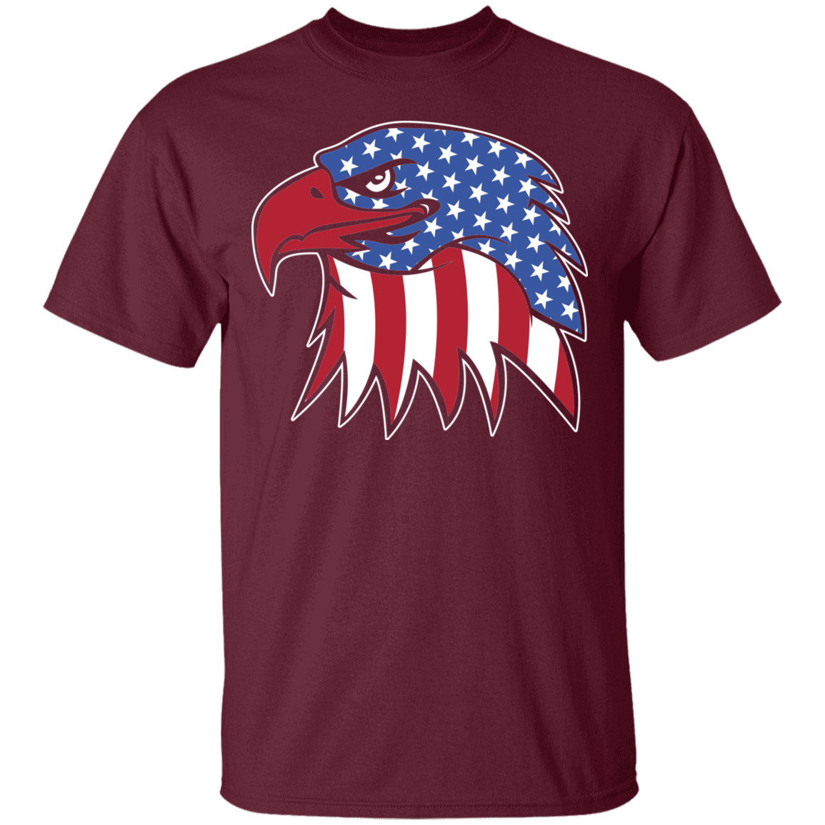 Bald Eagle American Flag USA T-Shirt